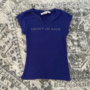 Vintage DKNY beaded top